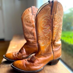 Justin Style cowboy men boots